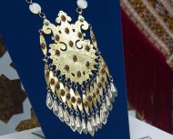 Exhibition of jewelry in the Main National Museum of Turkmenistan