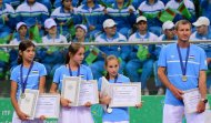 Aşgabatda tennis boýunça Merkezi Aziýanyň çempionatynyň ýapylyş dabarasy geçirildi