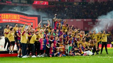 İspanya Kral Kupası'nda şampiyon Barcelona oldu
