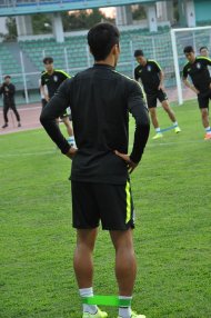 Photo report: Republic of Korea national football team held training session in Ashgabat