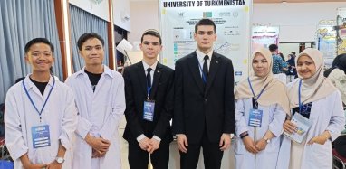 Turkmen University Represented at International Science Fair in Indonesia