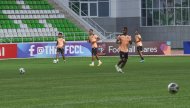 Photoreport: Open training session of Ahal and Al-Feiha at the Ashgabat stadium