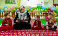 A drawing competition was held in the Ashgabat kindergarten 