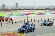 Photos: Military parade in honor of the 30th anniversary of independence of Turkmenistan