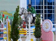 Show jumping competitions were held in Ashgabat