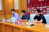 Photo report: Press conference of FC Altyn Asyr and FC Dordoi before the match of the 2019 AFC Cup