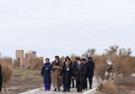 Participants of the Turkmen-Uzbek Friendship Festival visited the monuments of Kunyaurgench