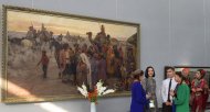 Photo report from the exhibition dedicated to the 100th anniversary of the People's Artist of Turkmenistan Izzat Klychev