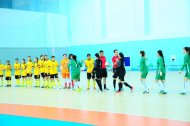 Photo report: Teams from Ashgabat and Ahal played in the final of the Futsal Cup of Turkmenistan among women's teams