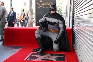 Batman honored with star on Hollywood Walk of Fame