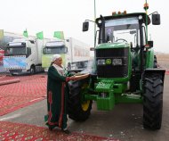 Фоторепортаж: В Марыйском велаяте открылась новая теплица