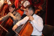 Photoreport: Magali Léger rehearsal before a concert in Ashgabat