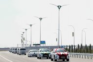  Aşgabat-Türkmenabat ýokary tizlikli awtobanyň ikinji bölegi açyldy