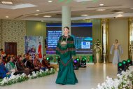 A show of women's clothing from leading national designers took place at the Ashgabat Fashion House