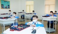 Photoreport from the opening of secondary school № 46 in Akhal velayat