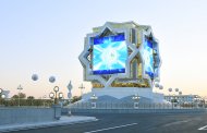 Photoreport: Ashgabat decorated a complex of new road and transport infrastructure with a monument 