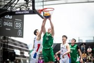 Fotoreportaž: 3x3 basketbol boýunça Aziýanyň kubogyndaky Türkmenistan - Koreýa Respublikasy duşuşygy