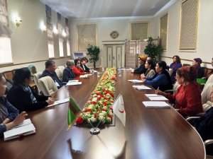 IFRC delegation meets with Red Crescent of Turkmenistan