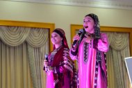 A display of national clothes was held in Turkmenabad