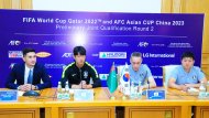 Photo report: Press conference of the national teams of Turkmenistan and Korea before the qualifying match of the 2022 FIFA World Cup