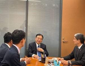 Meeting with Chairman of Japan-Turkmenistan Interparliamentary Friendship Group Held in Tokyo