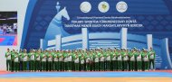 Winners of international competitions were honored in the martial arts building in Ashgabat