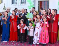  Photo story: In Ashgabat, large families received the keys to new apartments