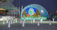 New Year's lights were solemnly lit on the main tree of Turkmenistan