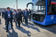 President of Turkmenistan arrived in Kazan and got acquainted with the exhibition of industrial products of Tatarstan (photo)