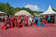 Fotoreportaj: Türkmenistanyñ prezidenti Tatarystanyñ Sabantuesinde hormatly myhmany