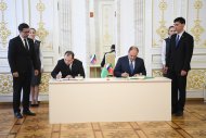 Negotiations in the Kazan Kremlin between the Presidents of Turkmenistan and Tatarstan (photo)