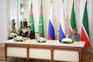 Negotiations in the Kazan Kremlin between the Presidents of Turkmenistan and Tatarstan (photo)