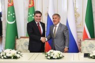 Negotiations in the Kazan Kremlin between the Presidents of Turkmenistan and Tatarstan (photo)