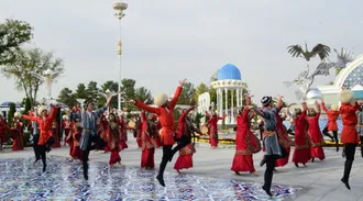 Tashkent Park in Ashgabat