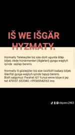 IS WE ISGAR HYZMATY 