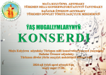 Aşgabatda ýaş mugallymlaryň konserti geçiriler