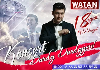 Aşgabatda Durdy Durdyýewiň konserti geçiriler