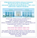 «Halkara ykdysady hyzmatdaşlyk — 2017» atly köpugurly sergi geçirilýär