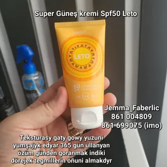 Guneş kremi Spf Faberlic Leto Jemma Faberlic