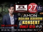 27-nji dekabrda Agajan Igdirowyň konserti geçiriler