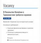 Новые вакансии - Охранник
